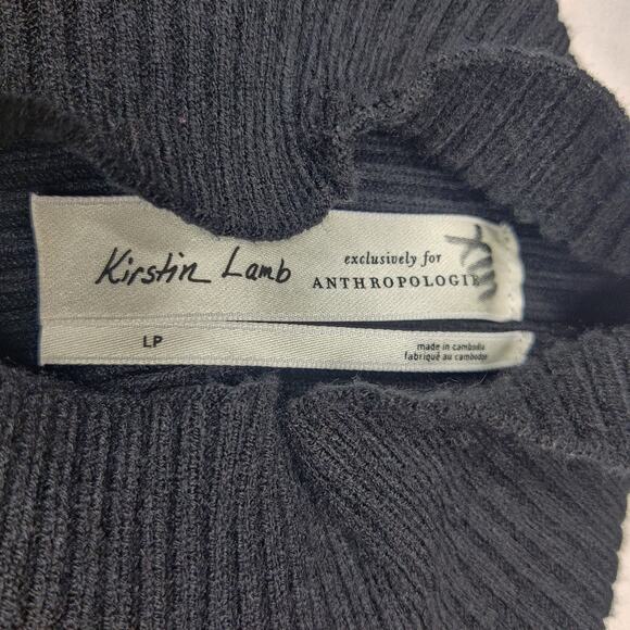 Kristin Lamb x Anthropologie Thea Twofer Sweater Dress Floral Skirt Large Petite - Picture 11 of 16